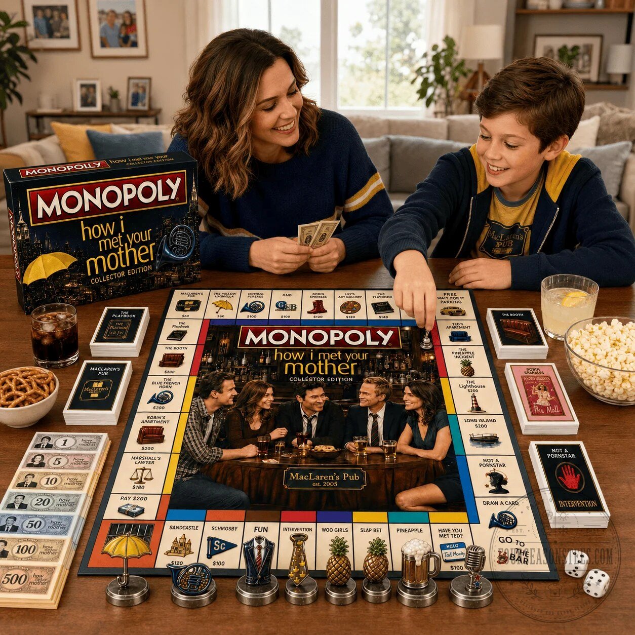 Monopoly How I Met Your Mother Collector's Edition Board Game 9 Monopoly How I Met Your Mother Collector