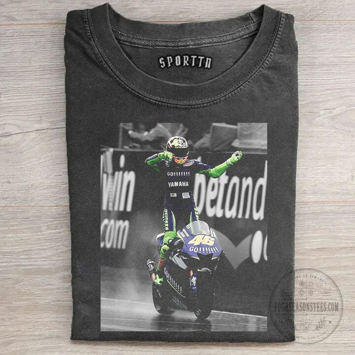 MotoGP Racing Legend T-Shirt featuring Valentino Rossi, The Doctor, Number 46