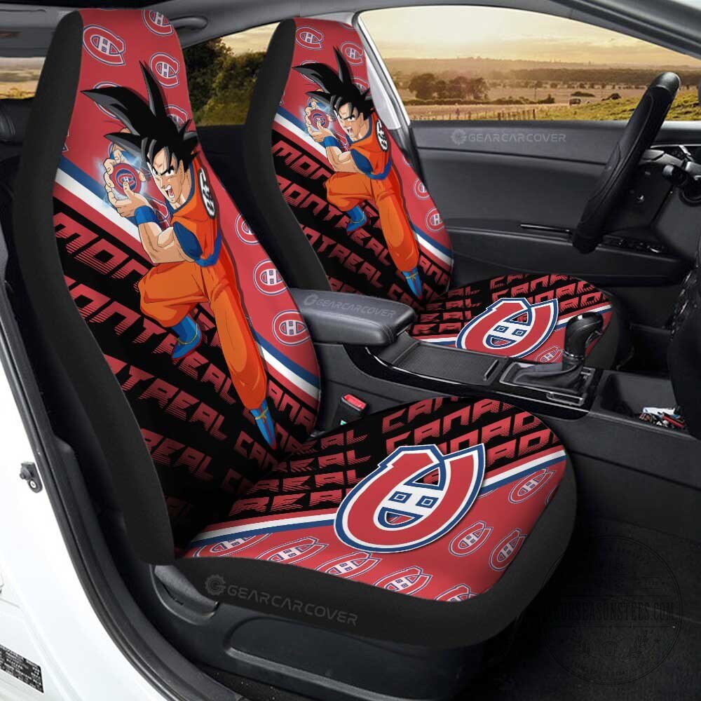 Montreal Canadiens Goku Dragon Ball Z Car Seat Covers