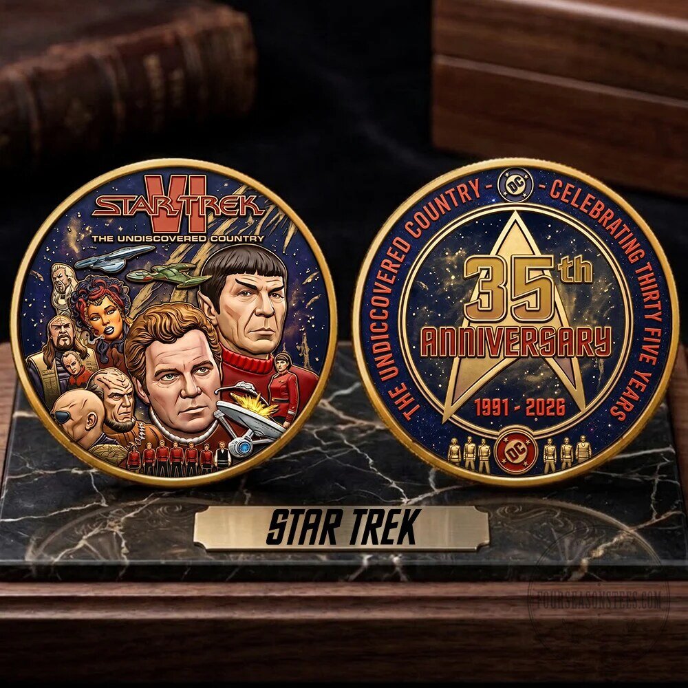 Star Trek The Undiscovered Country 35th Anniversary Commemorative Coin