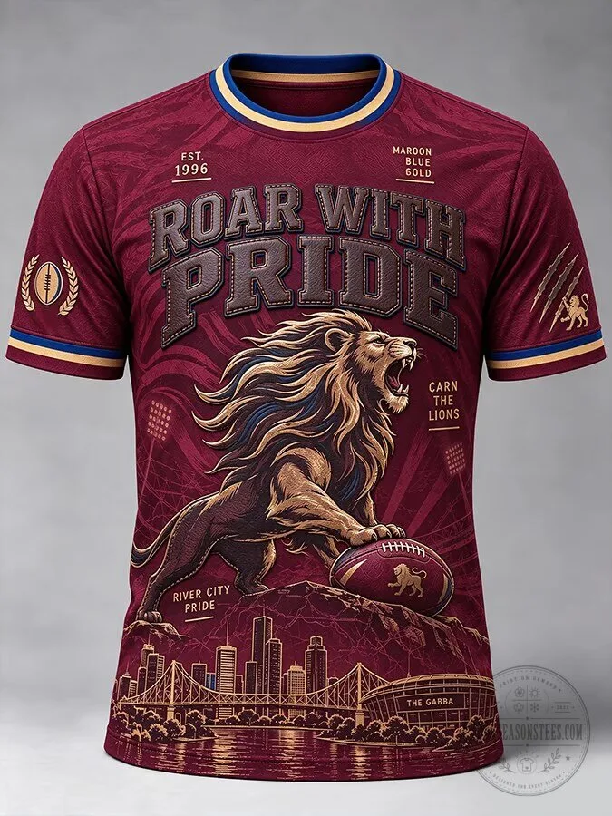Brisbane Lions Australian Rules Football Club Roar With Pride Jersey