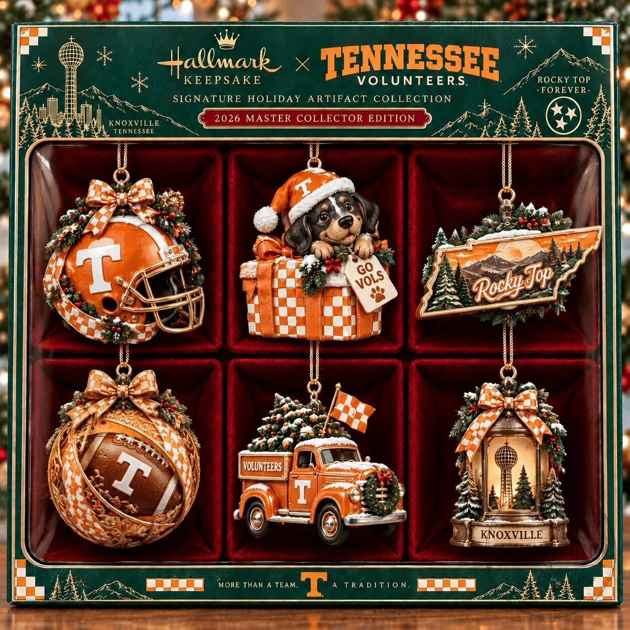 Tennessee Volunteers Hallmark Christmas Keepsake Ornament Collection