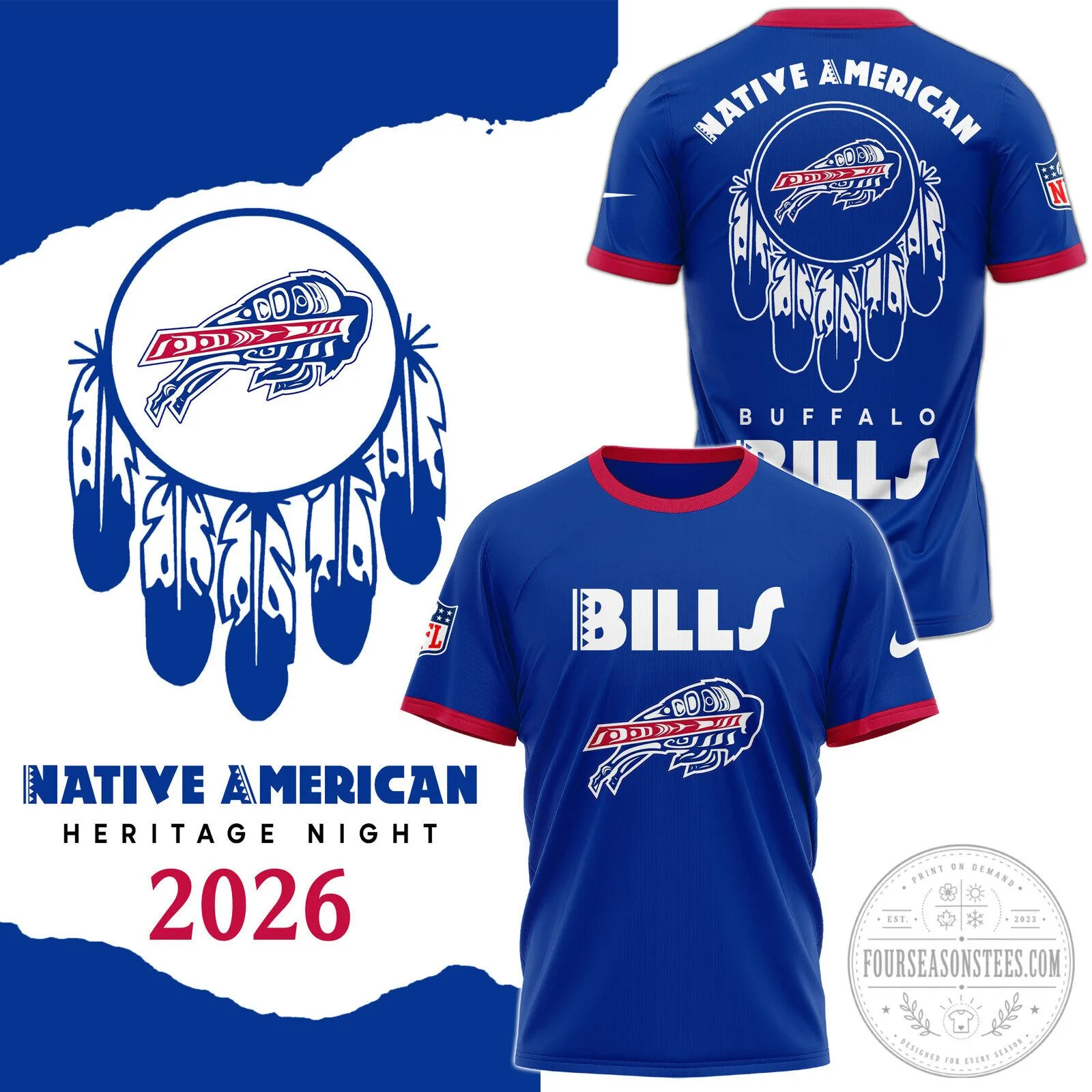Buffalo Bills Native American Heritage Night Football Jersey