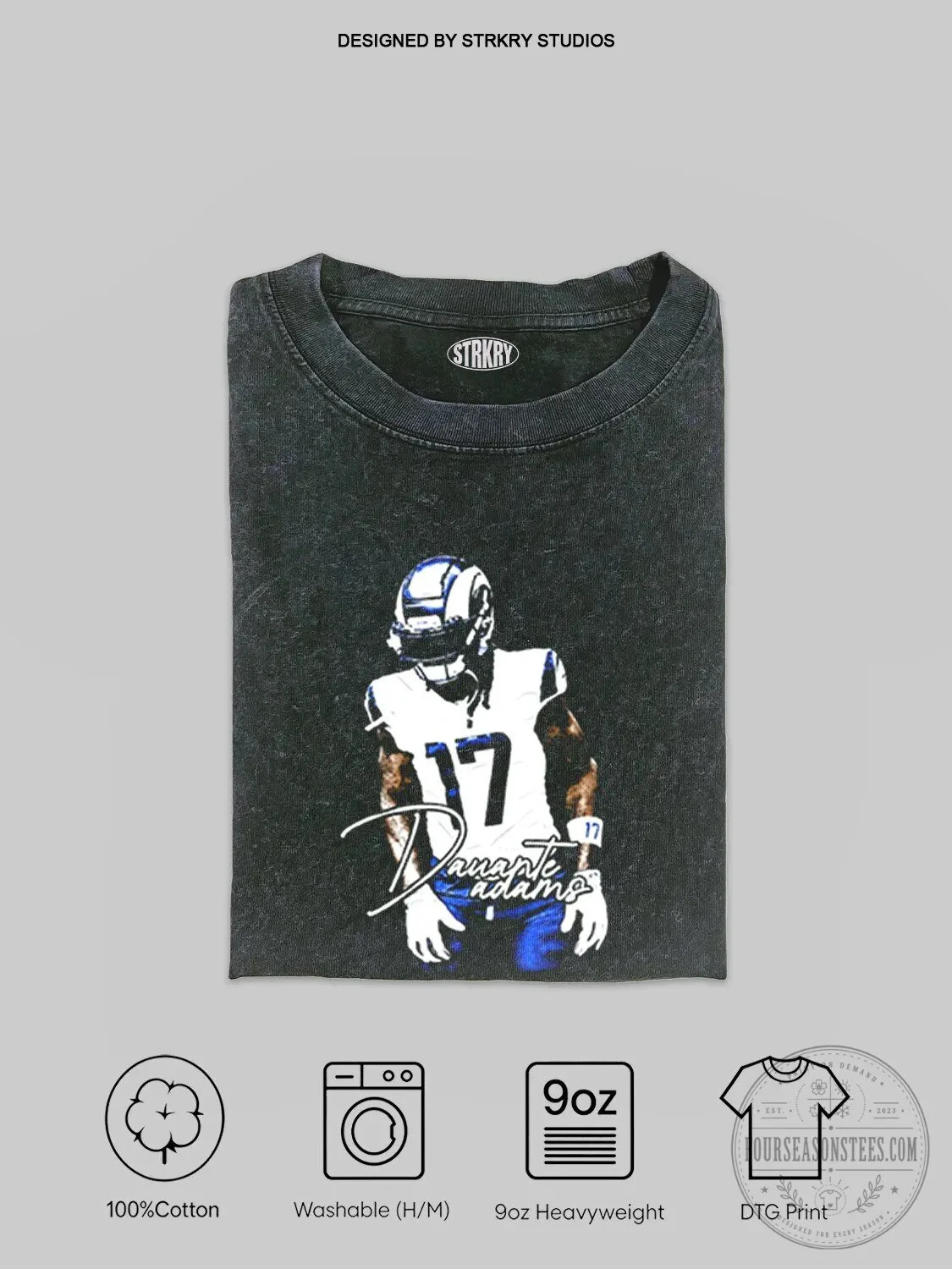 Las Vegas Raiders Davante Adams Graphic Tee for Football Fans
