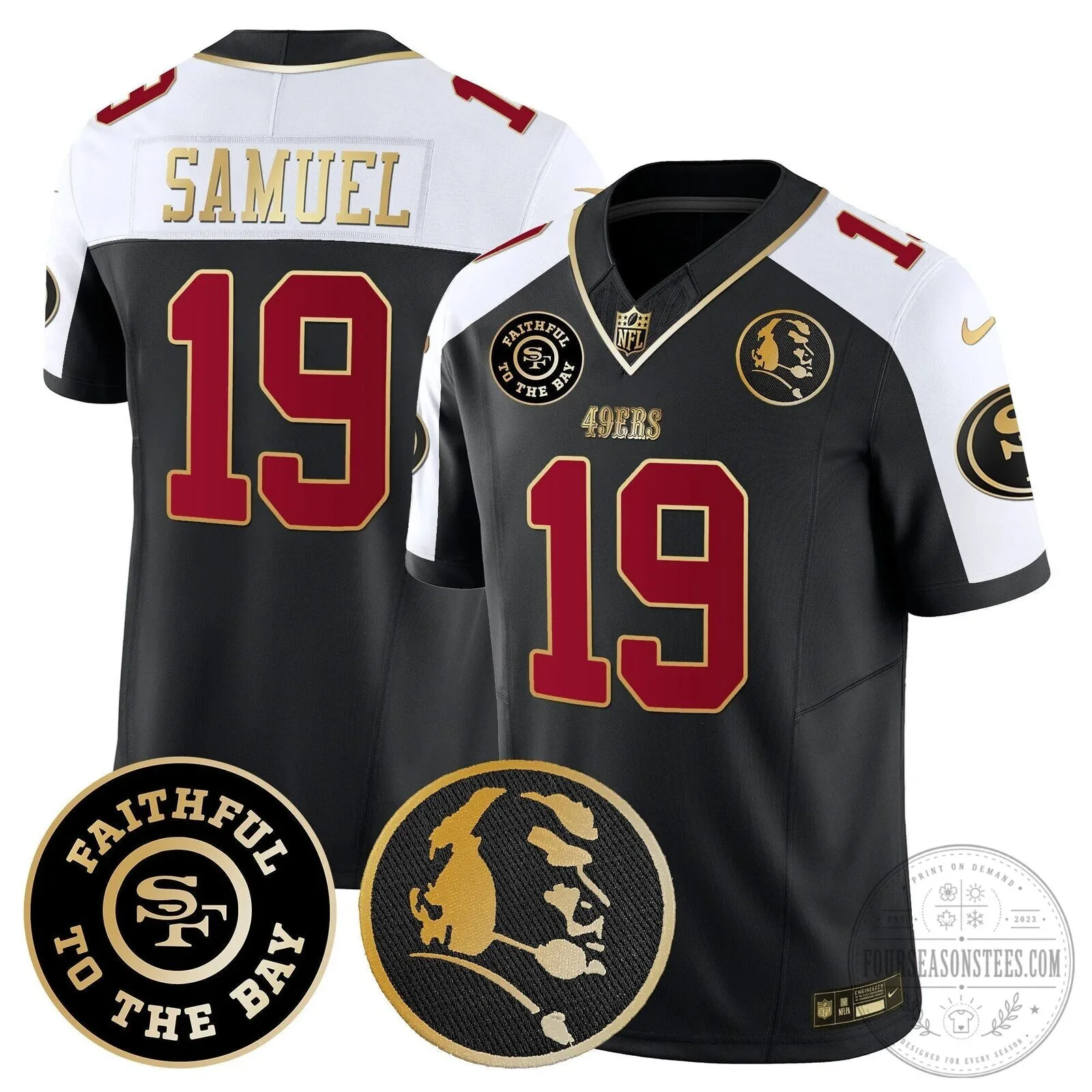 San Francisco 49ers Christian McCaffrey John Madden Vapor Football Jersey 55 San Francisco 49ers Christian McCaffrey John Madden Vapor Football Jersey