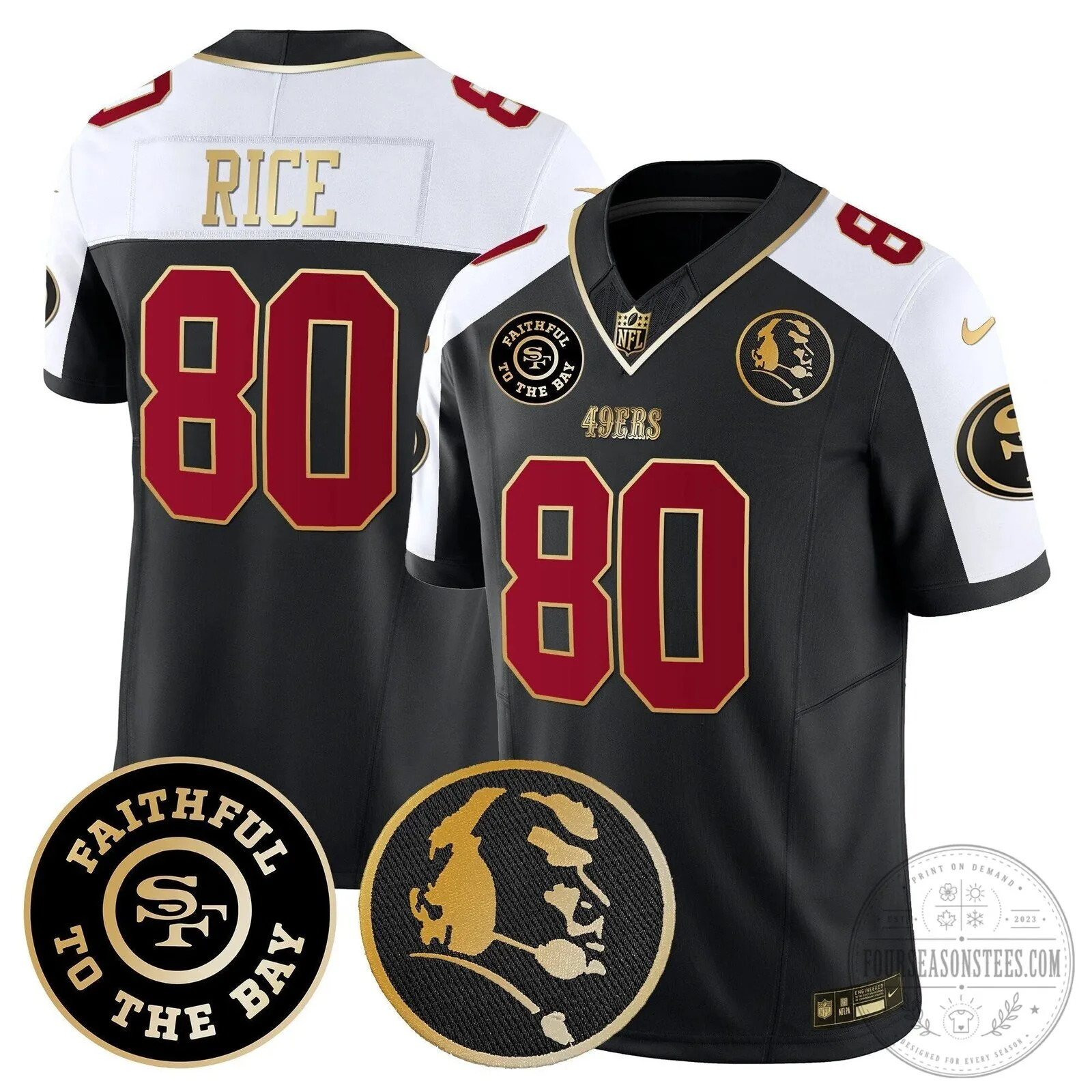 San Francisco 49ers Christian McCaffrey John Madden Vapor Football Jersey 59 San Francisco 49ers Christian McCaffrey John Madden Vapor Football Jersey