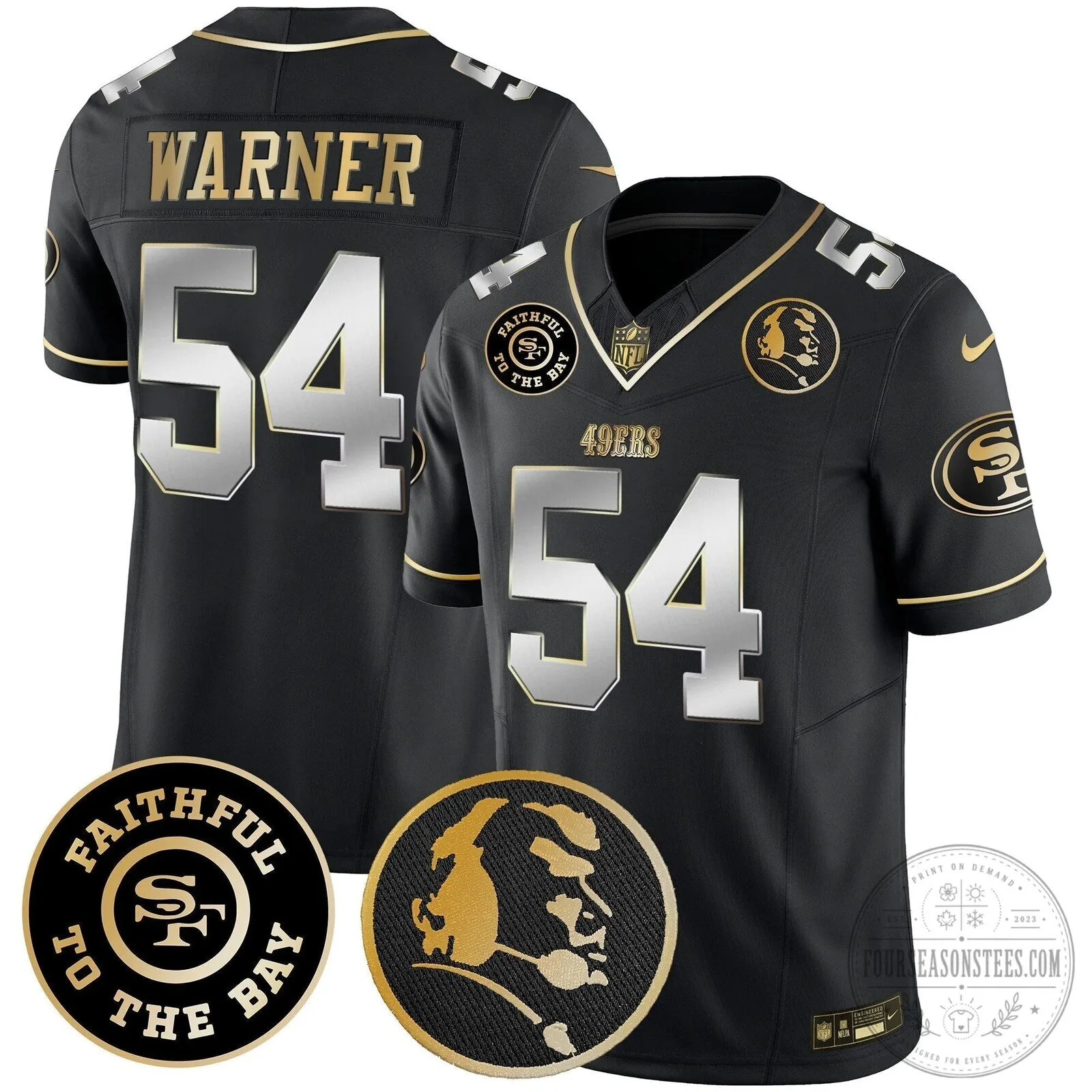San Francisco 49ers Christian McCaffrey John Madden Vapor Football Jersey 88 San Francisco 49ers Christian McCaffrey John Madden Vapor Football Jersey