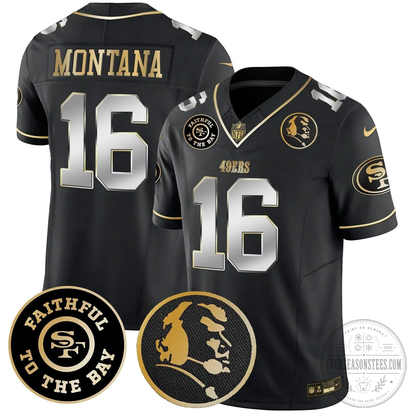 San Francisco 49ers Christian McCaffrey John Madden Vapor Football Jersey 91 San Francisco 49ers Christian McCaffrey John Madden Vapor Football Jersey