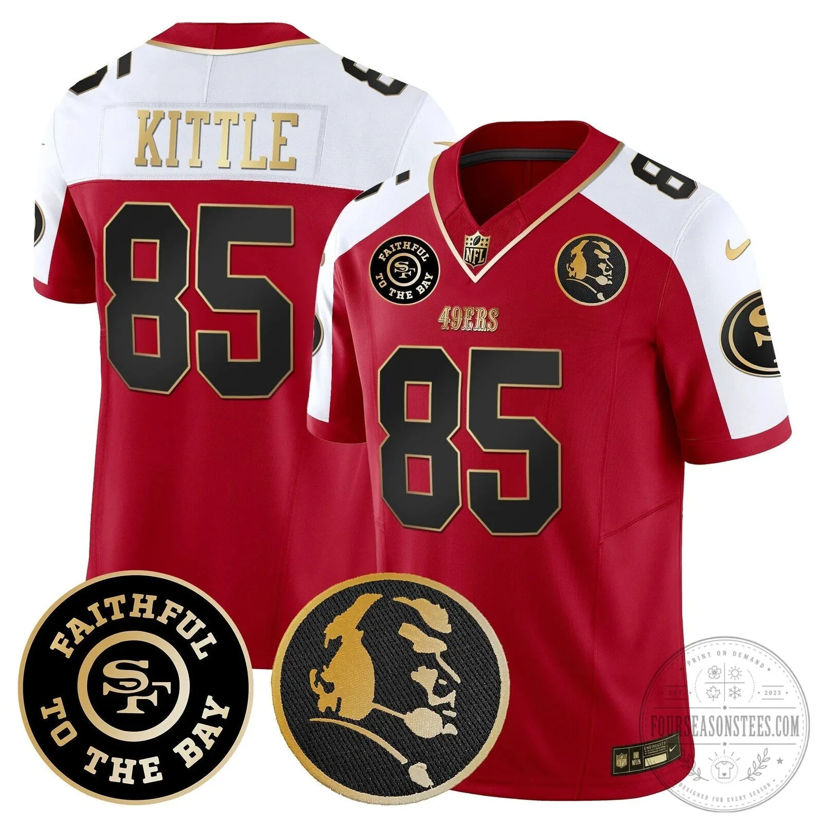 San Francisco 49ers Christian McCaffrey John Madden Vapor Football Jersey 97 San Francisco 49ers Christian McCaffrey John Madden Vapor Football Jersey