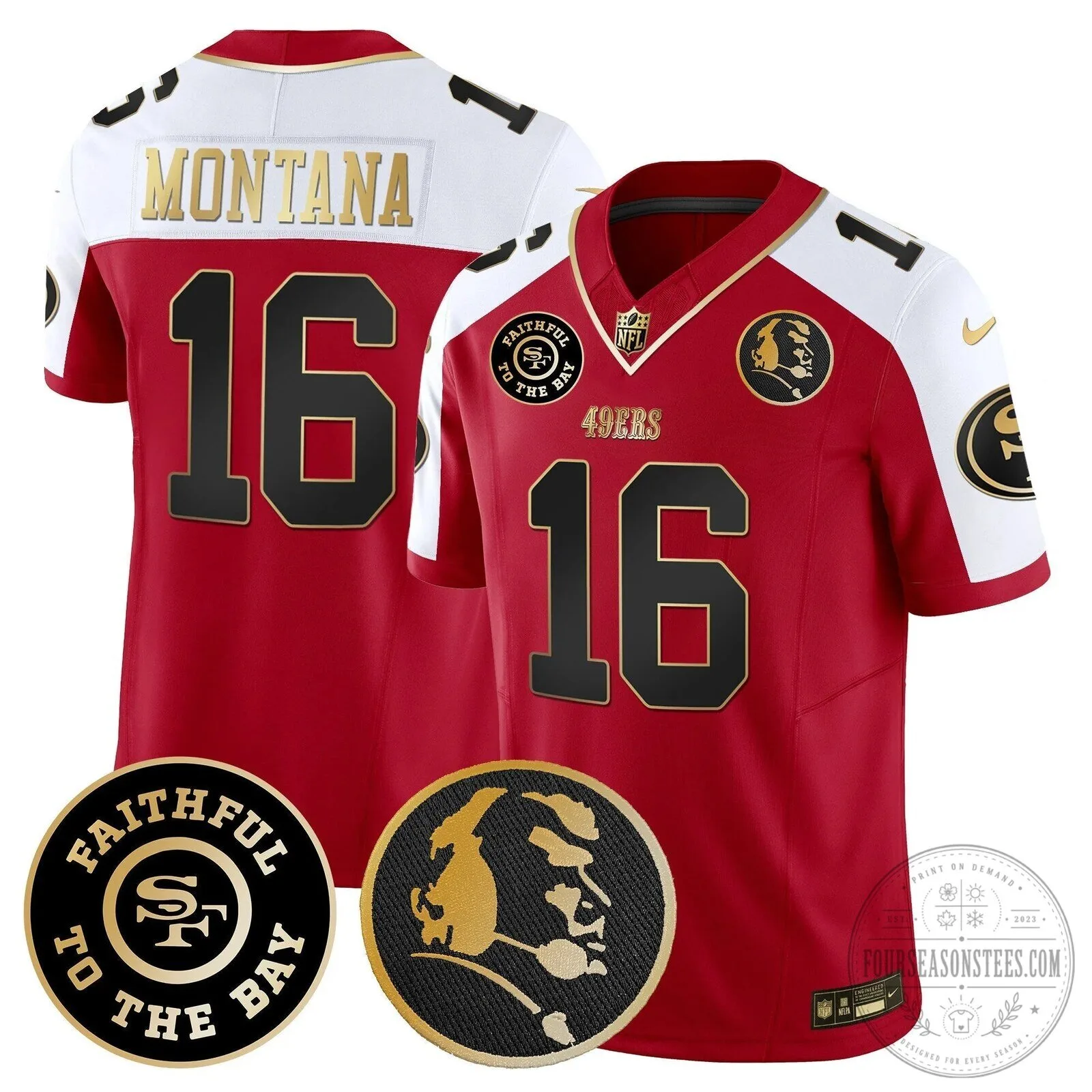 San Francisco 49ers Christian McCaffrey John Madden Vapor Football Jersey 101 San Francisco 49ers Christian McCaffrey John Madden Vapor Football Jersey