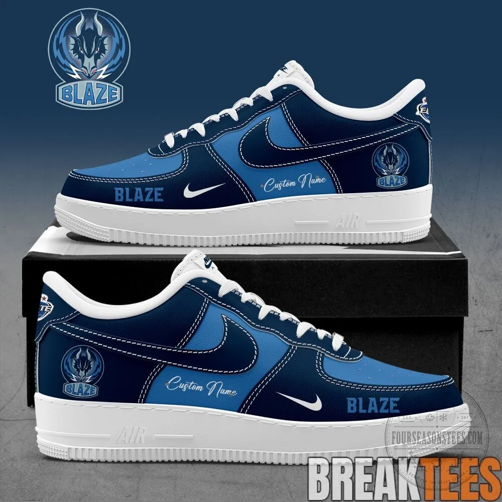 Coventry Blaze Ice Hockey Team Custom Name Air Force One Shoes