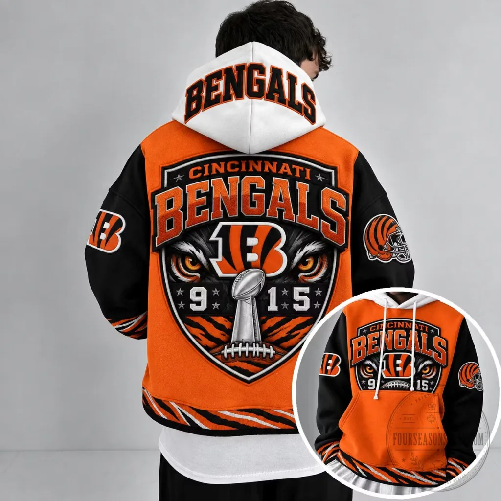 Super Bowl LVI Champion Hoodie for Cincinnati Bengals Football Team Super Bowl LVI Champion Hoodie for Cincinnati Bengals Football Team
