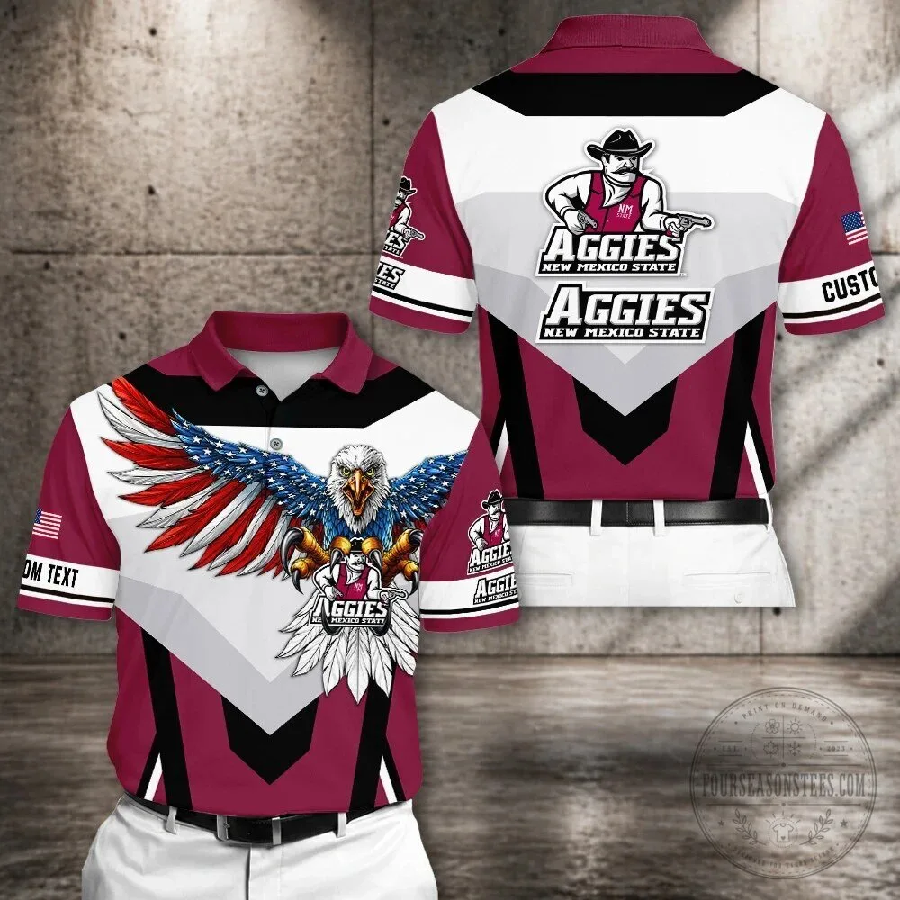 New Mexico State Aggies Polo Shirt for Fans of New Mexico vs NM State