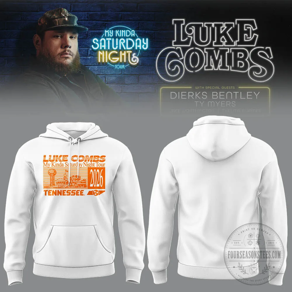 Hoodie for Luke Combs' My Kinda Saturday Night Tour 2026 at Neyland Stadium