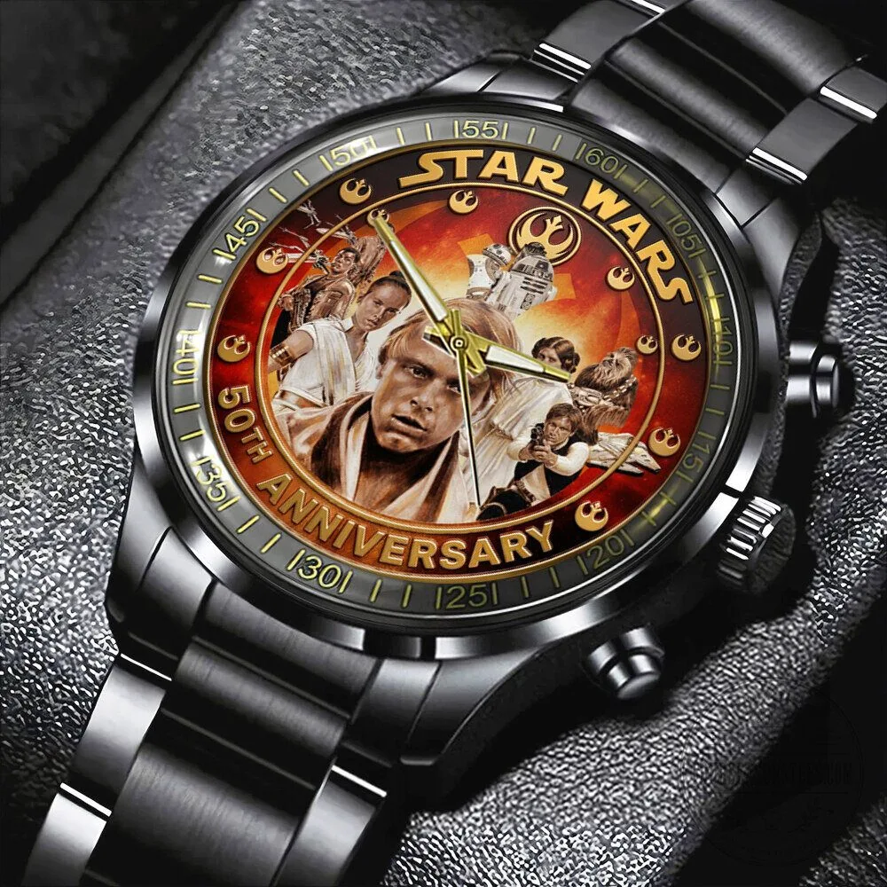 Star Wars 50th Anniversary Stainless Steel Watch