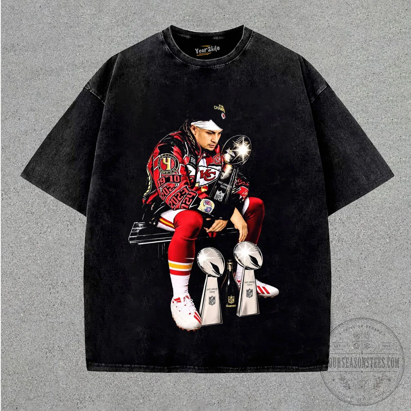 Patrick Mahomes Kansas City Chiefs Super Bowl Champion T-Shirt
