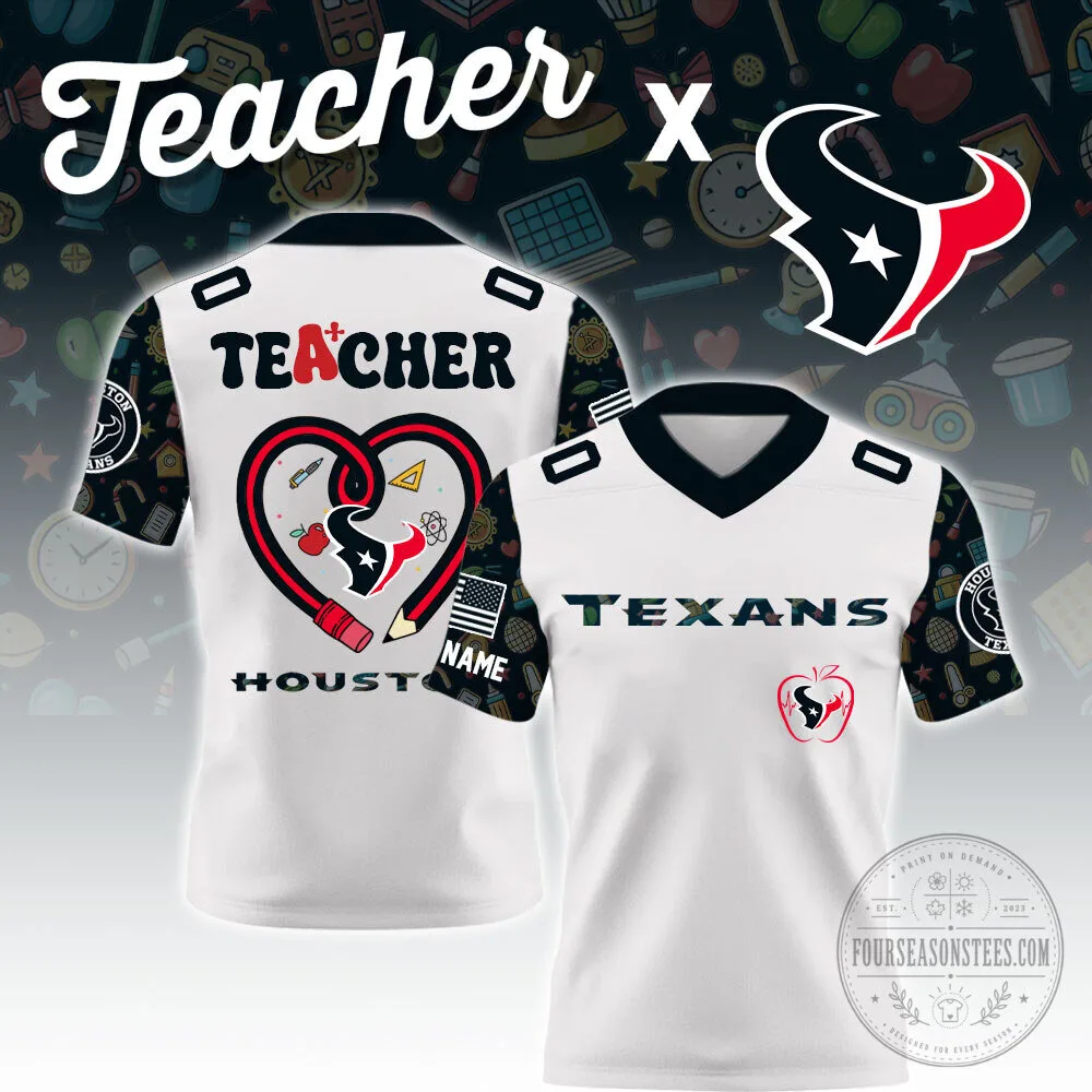 Houston Texans Football Teacher Special Edition Jersey