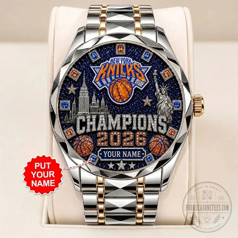 New York Knicks NBA Finals Champions 2026 Diamond Watch