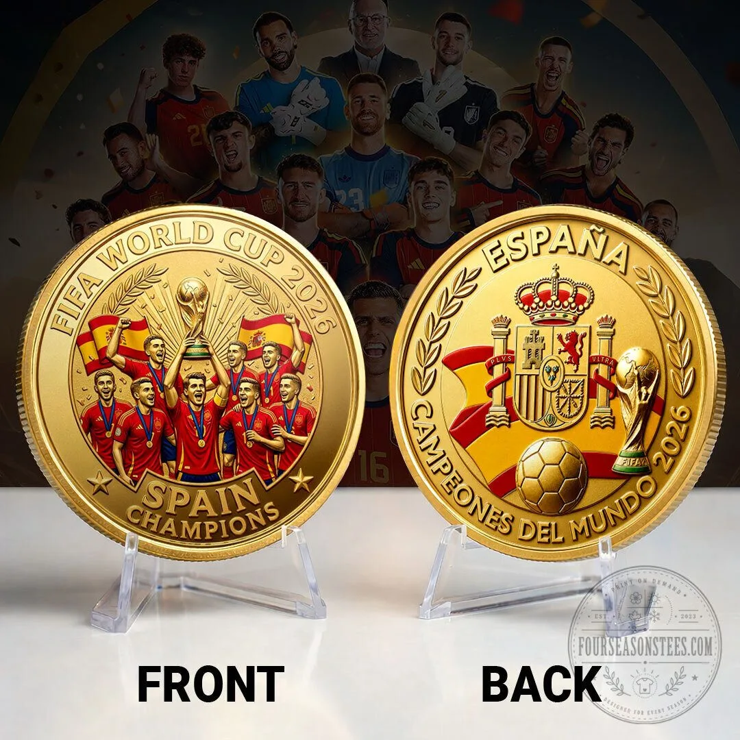 2026 FIFA World Cup Champions Commemorative Gold Coin of the Spain National Team