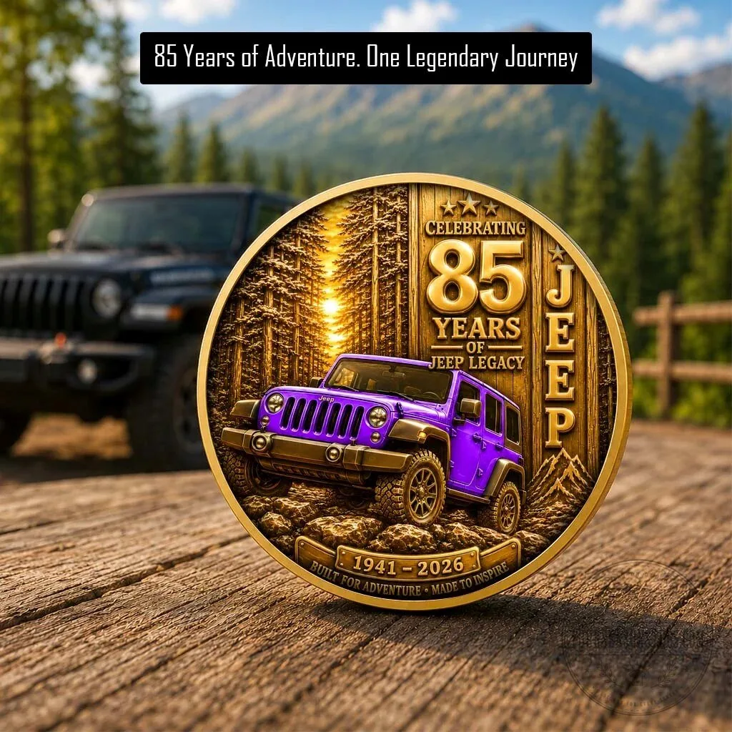 Jeep 85th Anniversary Legacy Commemorative Coin 17 Jeep 85th Anniversary Legacy Commemorative Coin