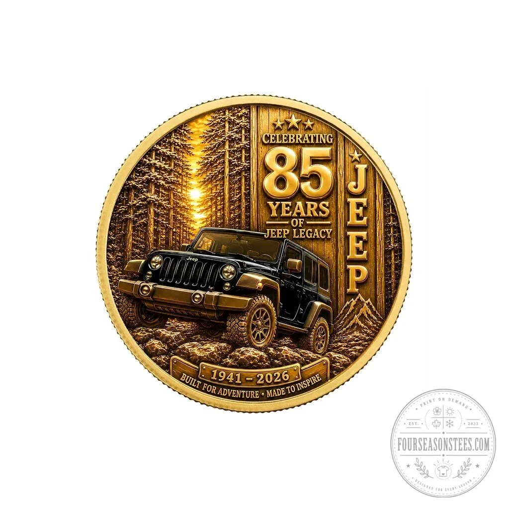 Jeep 85th Anniversary Legacy Commemorative Coin 18 Jeep 85th Anniversary Legacy Commemorative Coin
