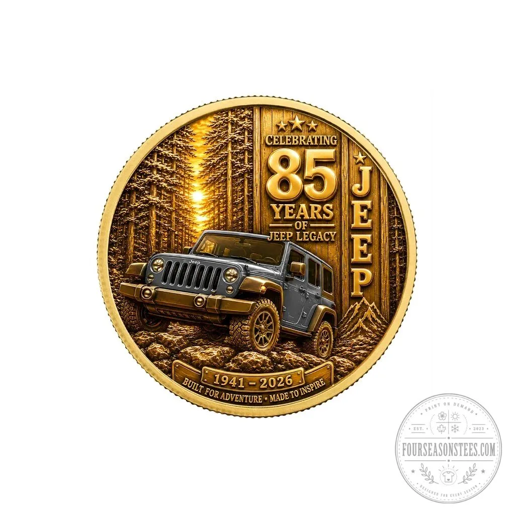Jeep 85th Anniversary Legacy Commemorative Coin 19 Jeep 85th Anniversary Legacy Commemorative Coin