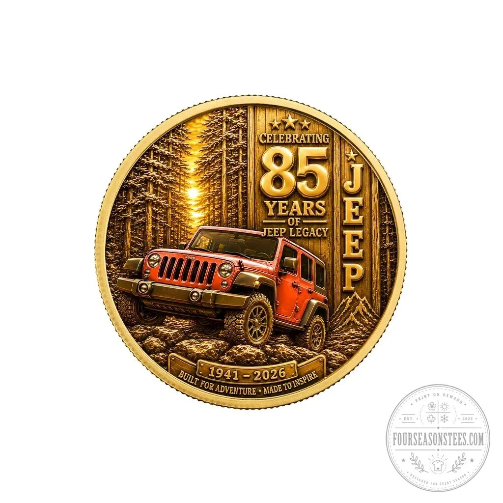 Jeep 85th Anniversary Legacy Commemorative Coin 21 Jeep 85th Anniversary Legacy Commemorative Coin