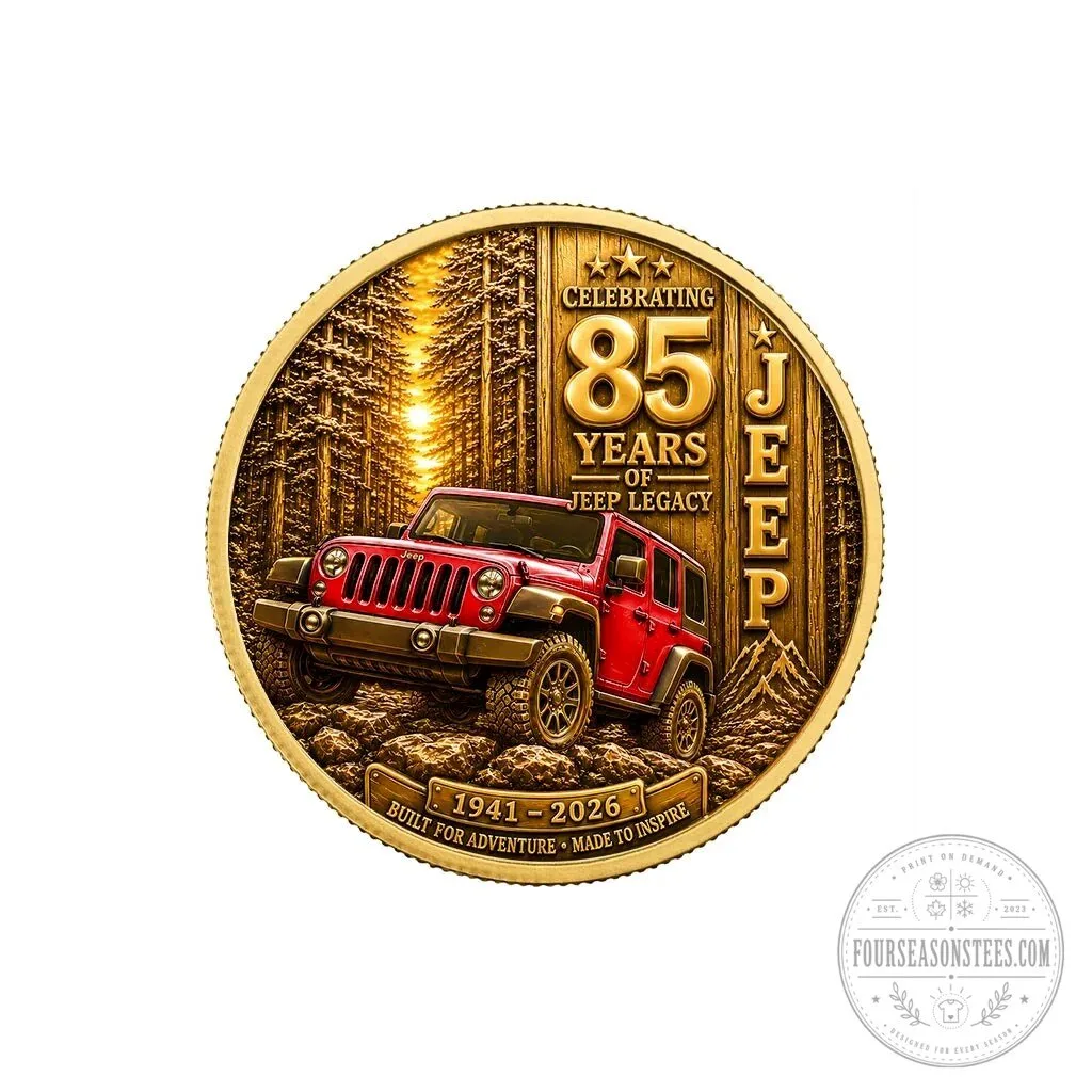 Jeep 85th Anniversary Legacy Commemorative Coin 23 Jeep 85th Anniversary Legacy Commemorative Coin