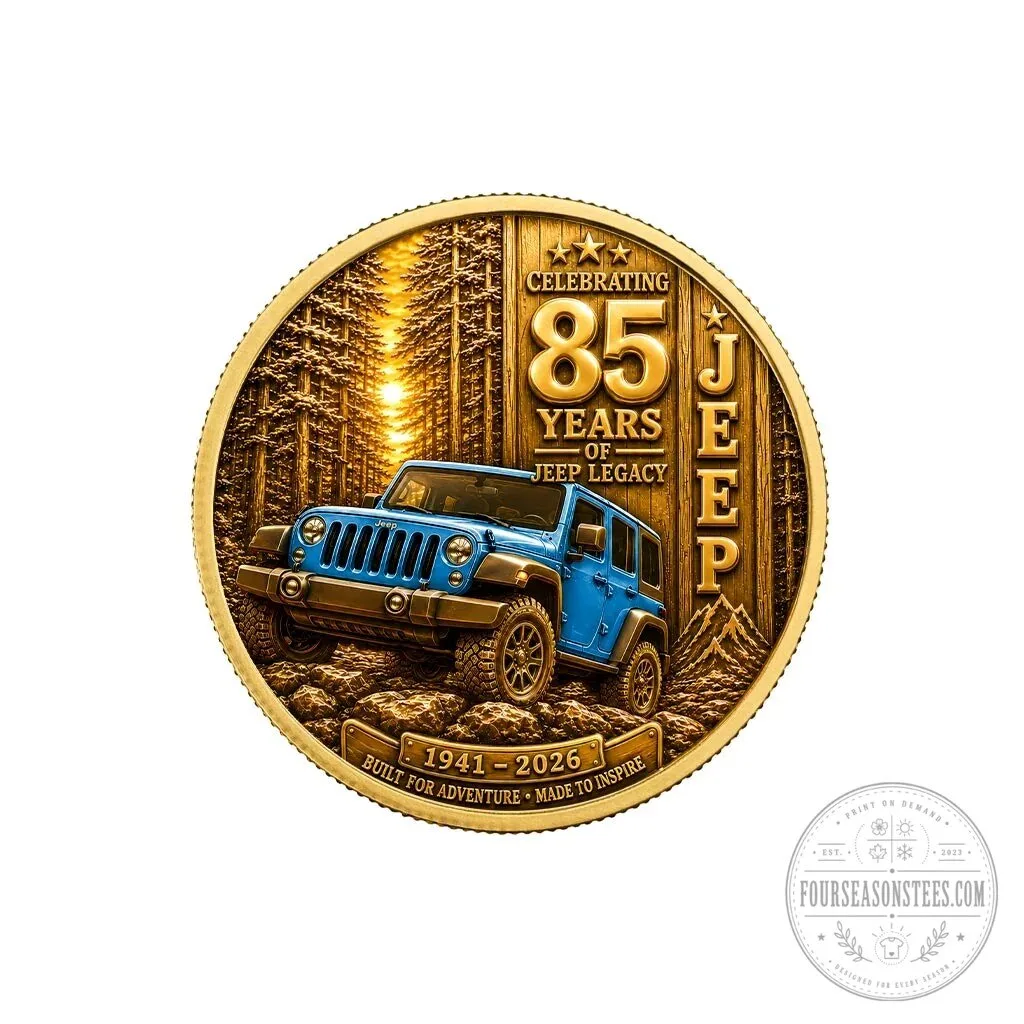 Jeep 85th Anniversary Legacy Commemorative Coin 24 Jeep 85th Anniversary Legacy Commemorative Coin
