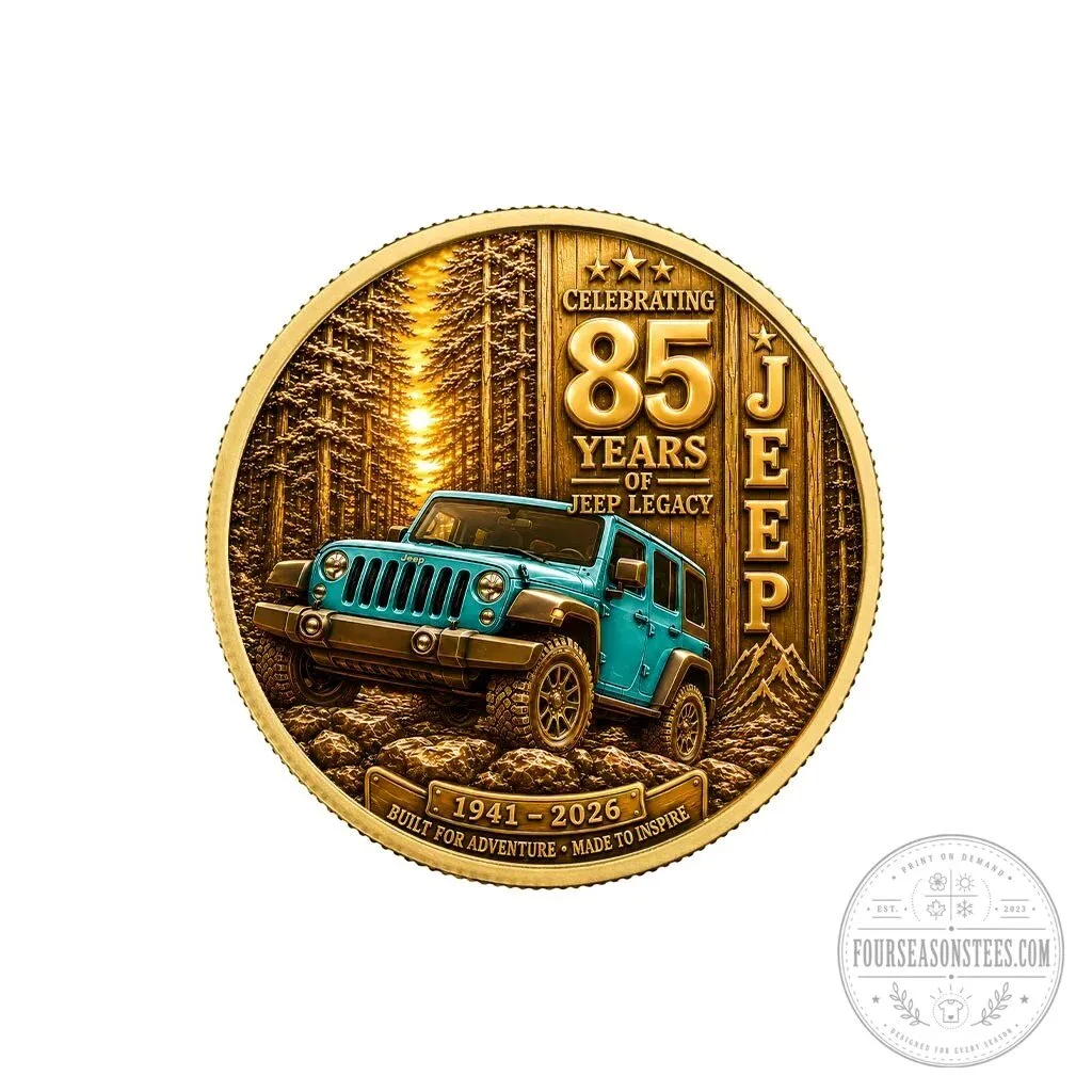 Jeep 85th Anniversary Legacy Commemorative Coin 25 Jeep 85th Anniversary Legacy Commemorative Coin