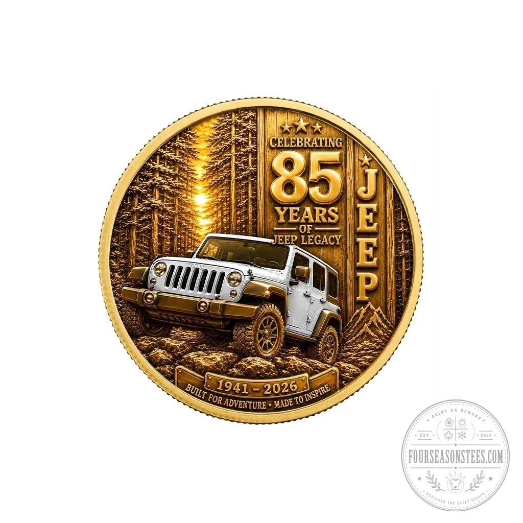 Jeep 85th Anniversary Legacy Commemorative Coin 26 Jeep 85th Anniversary Legacy Commemorative Coin