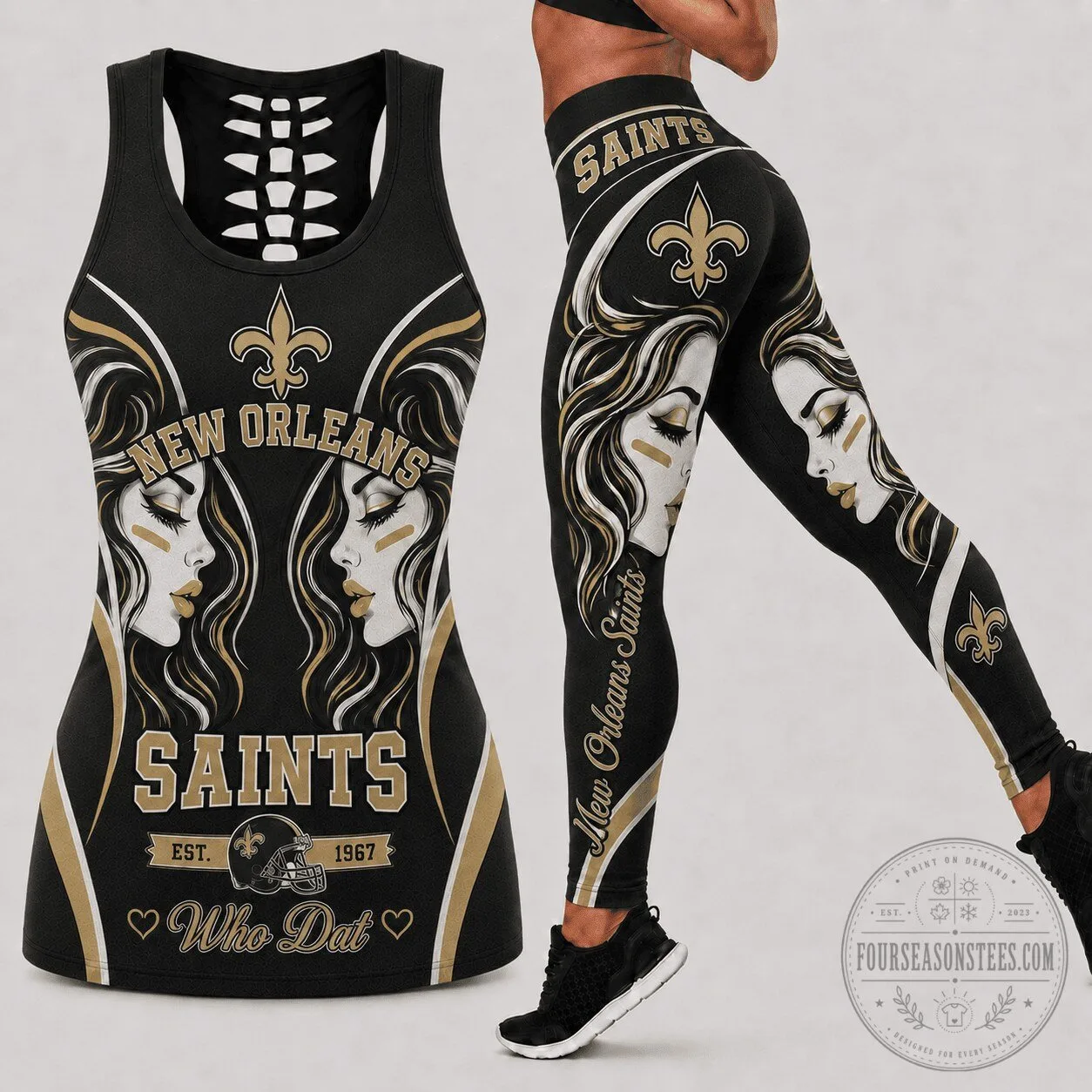 New Orleans Saints Football Team Women's Tank Top