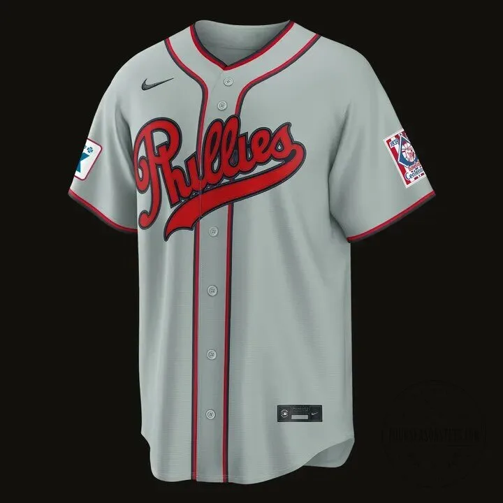 Philadelphia Phillies Signature Edition Baseball Jersey in Gray by Jhoan Duran 8 Philadelphia Phillies Signature Edition Baseball Jersey in Gray by Jhoan Duran