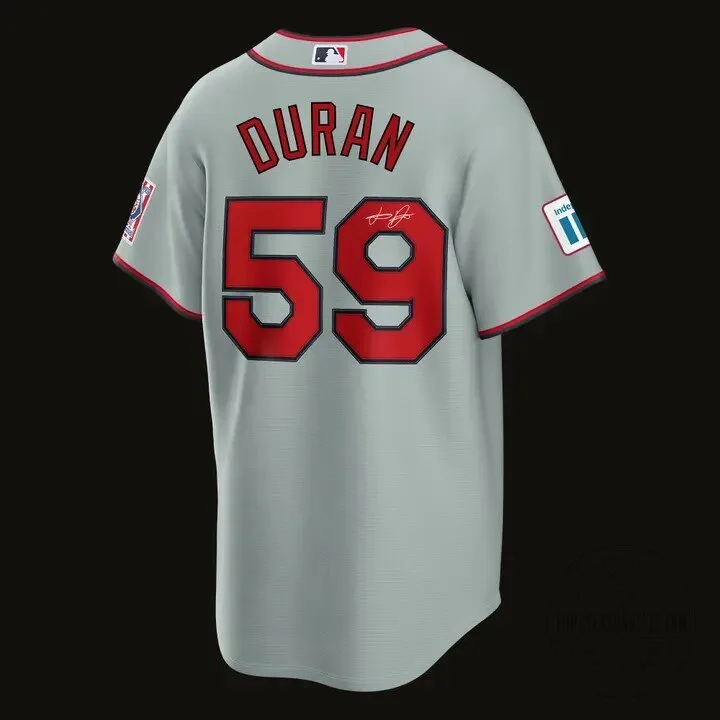 Philadelphia Phillies Signature Edition Baseball Jersey in Gray by Jhoan Duran 9 Philadelphia Phillies Signature Edition Baseball Jersey in Gray by Jhoan Duran