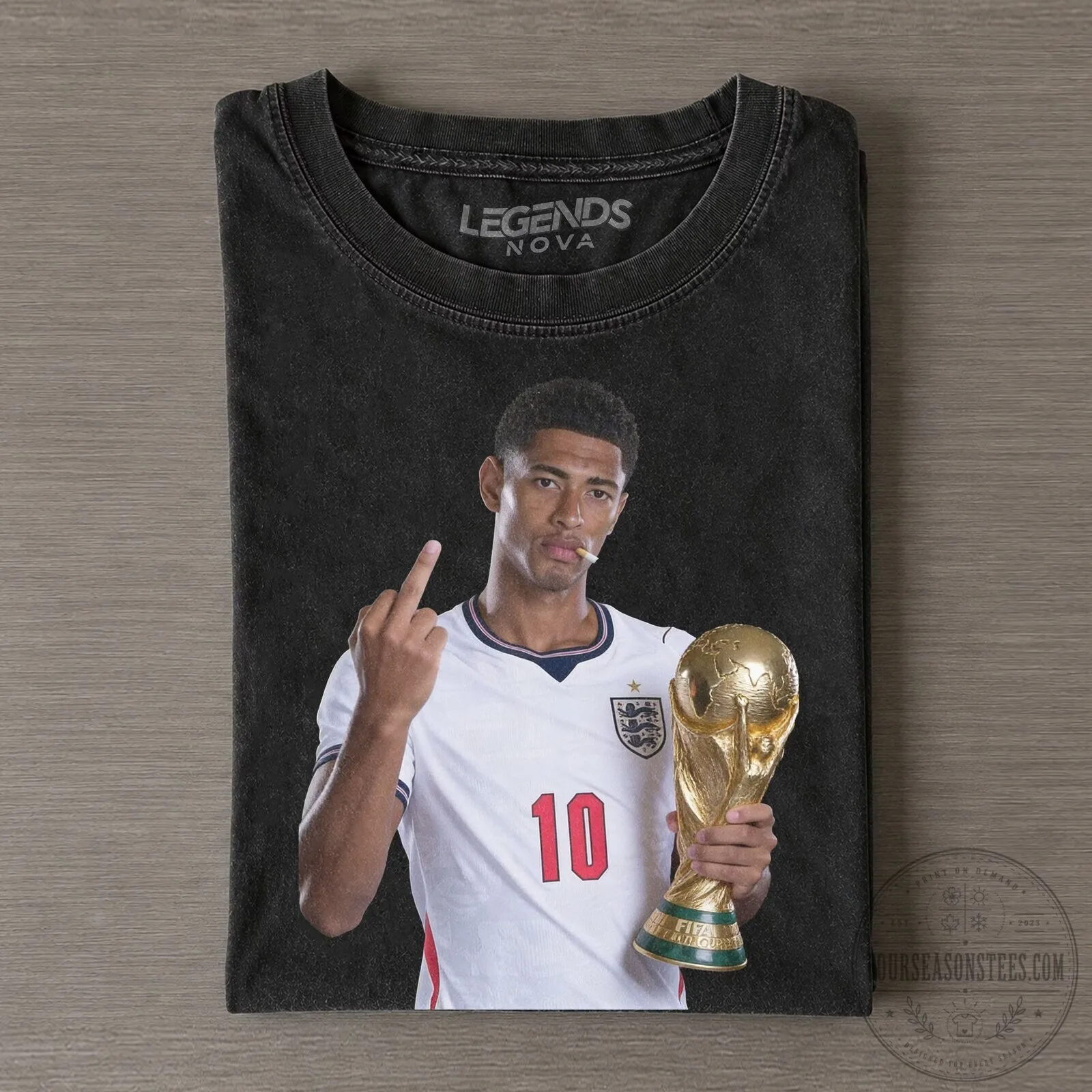 England Football World Cup Champion T-Shirt featuring Jude Bellingham