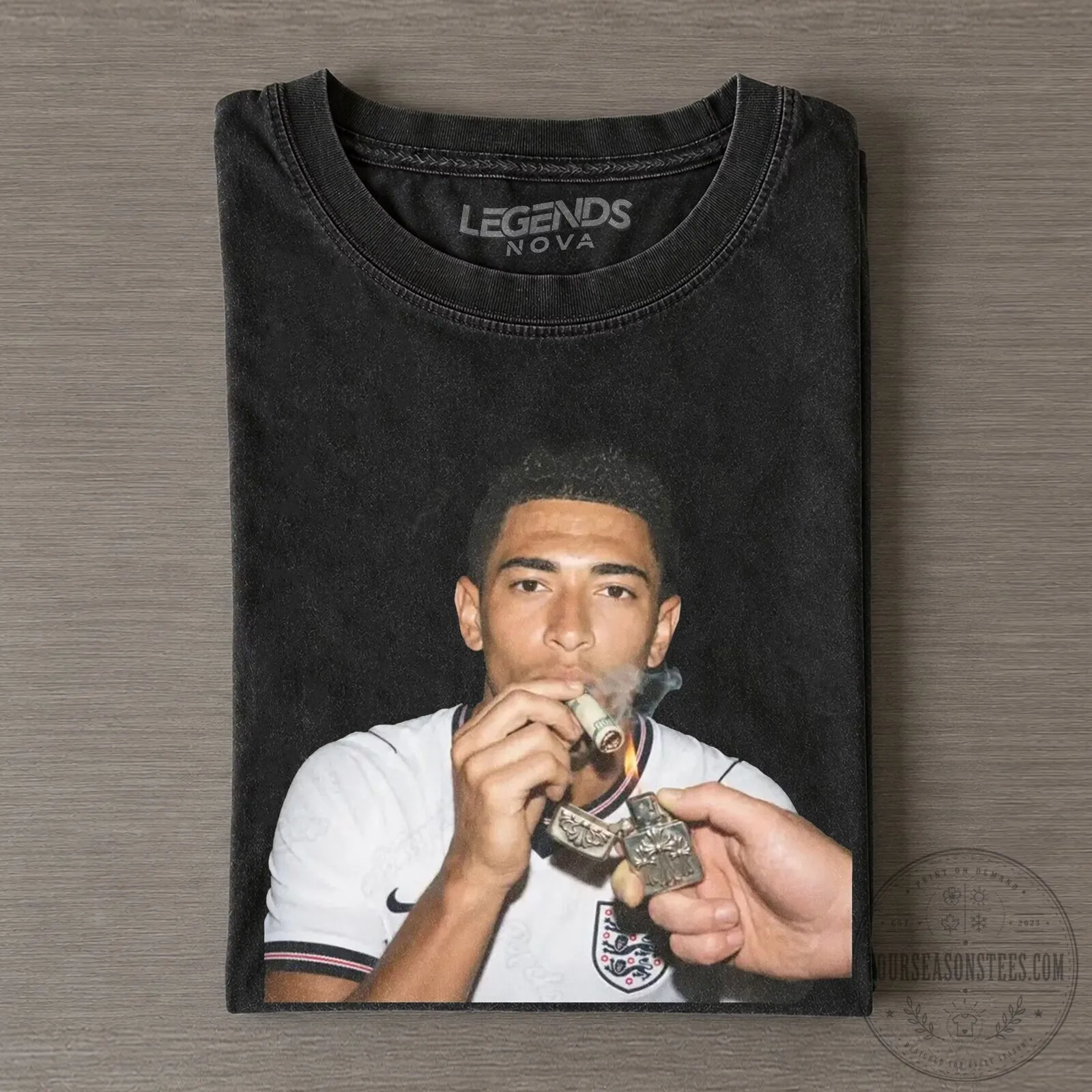 Jude Bellingham England Football Player Graphic Print T-Shirt