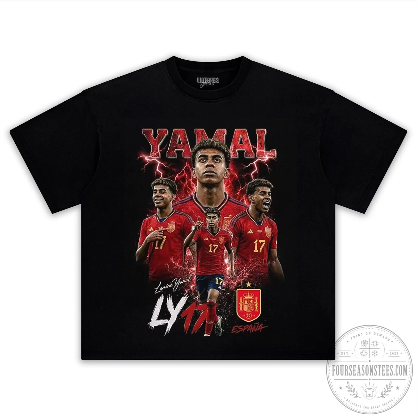 Lamine Yamal Spain Football Graphic T-Shirt
