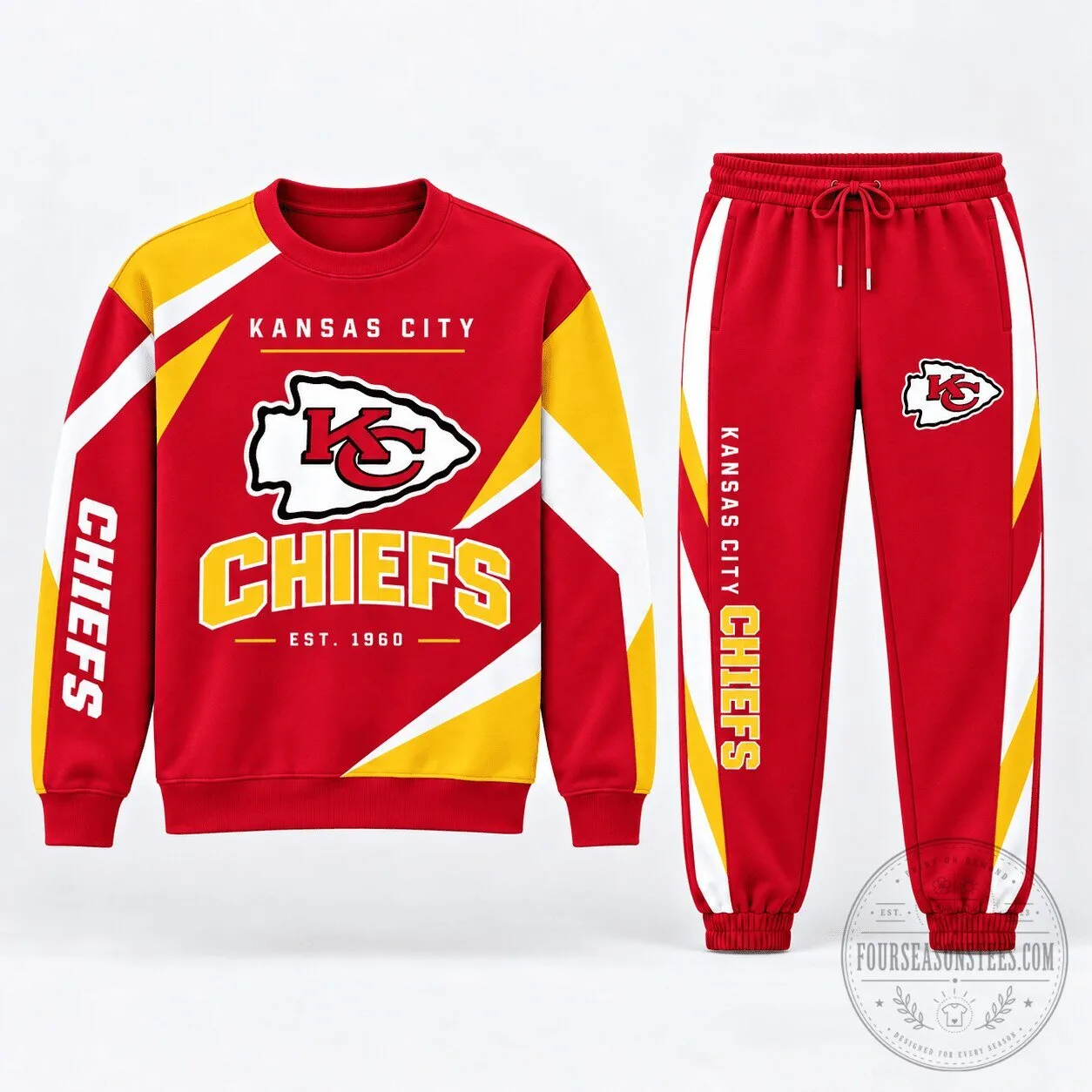Kansas City Chiefs National Football League Game Day Sweatshirt and Jogger Pants Set