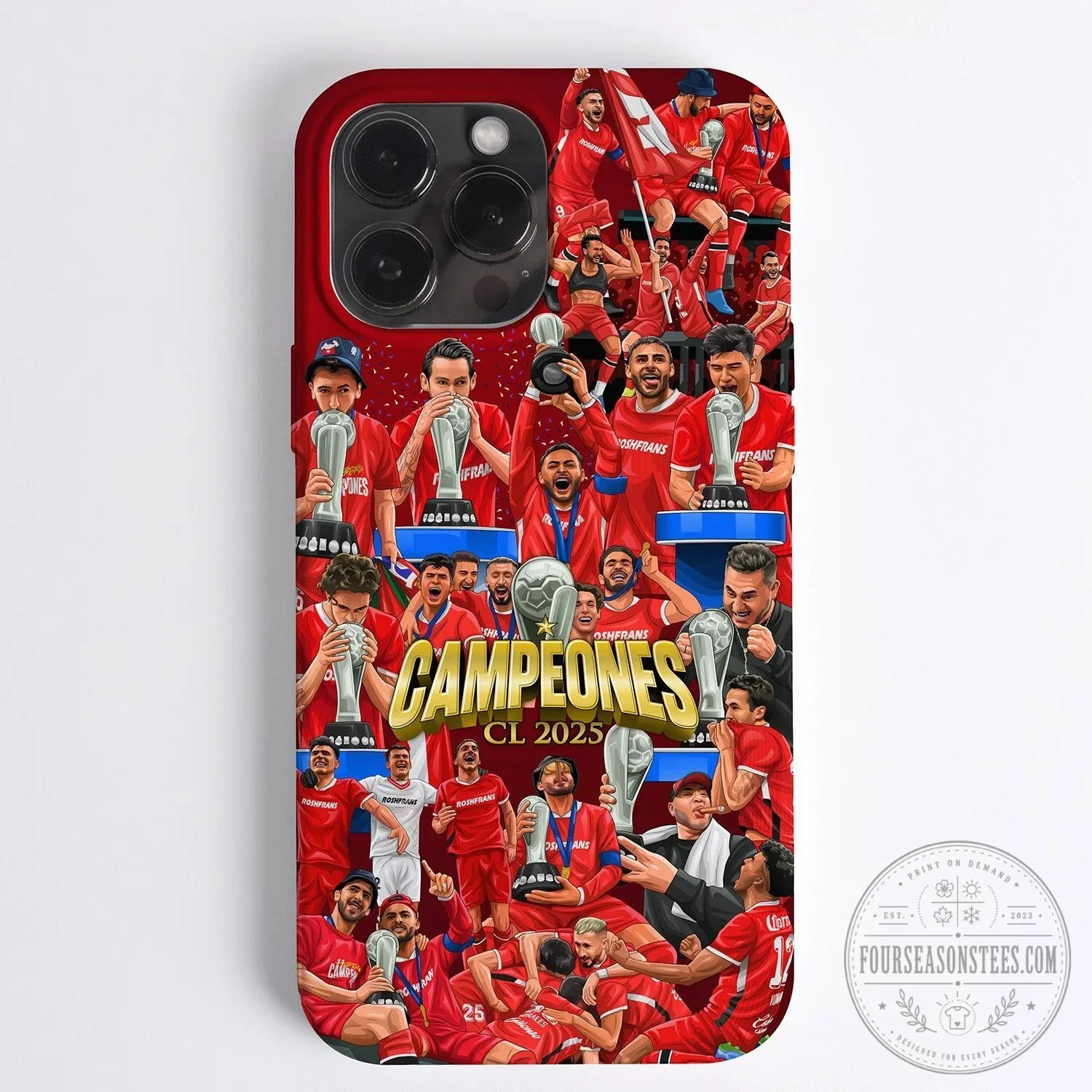 Campeones CL 2025 Soccer Team Celebration Phone Case