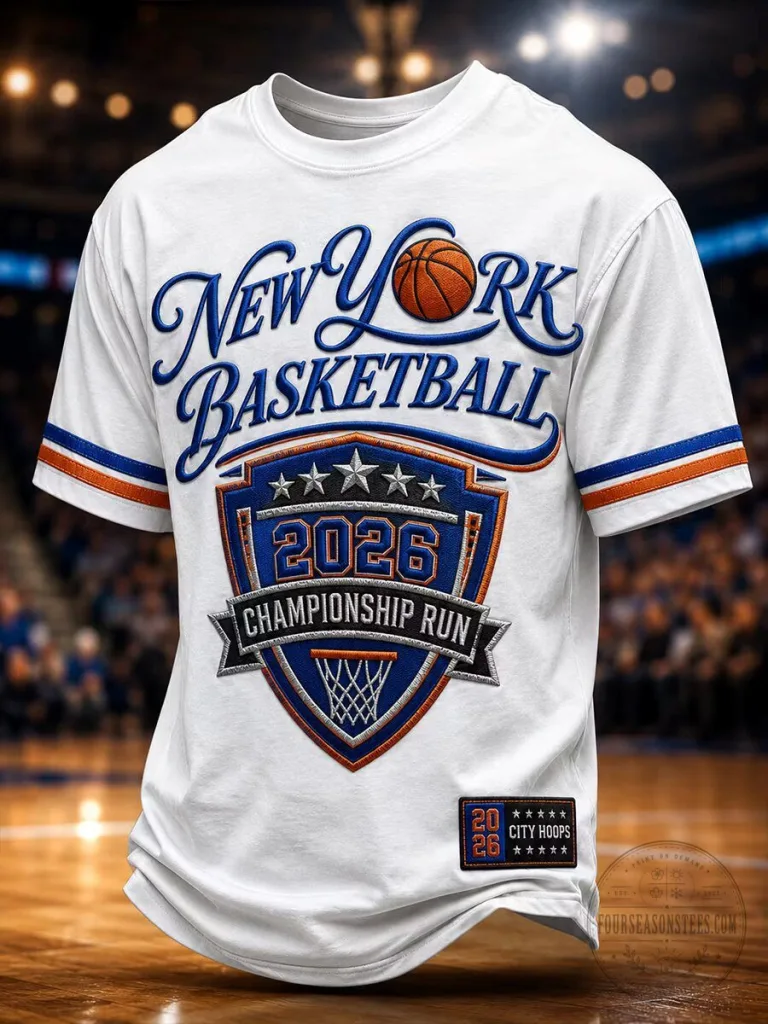 New York Basketball Fan Shirt 2026 Championship Run T-Shirt 3 New York Basketball Fan Shirt 2026 Championship Run T-Shirt
