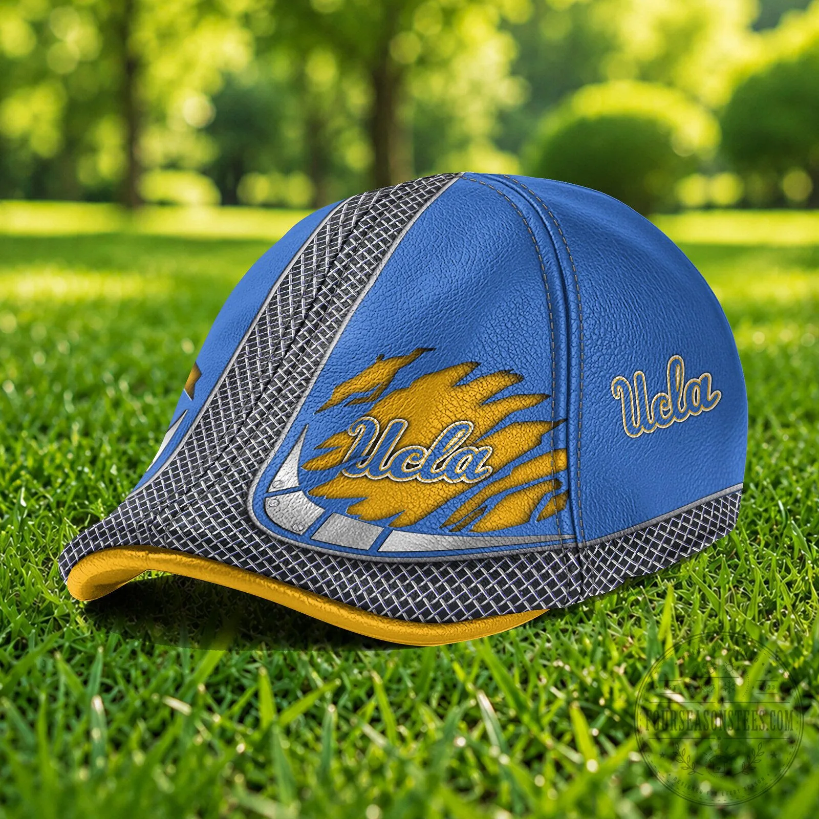UCLA Bruins Blue and Gold Ivy Flat Cap Hat