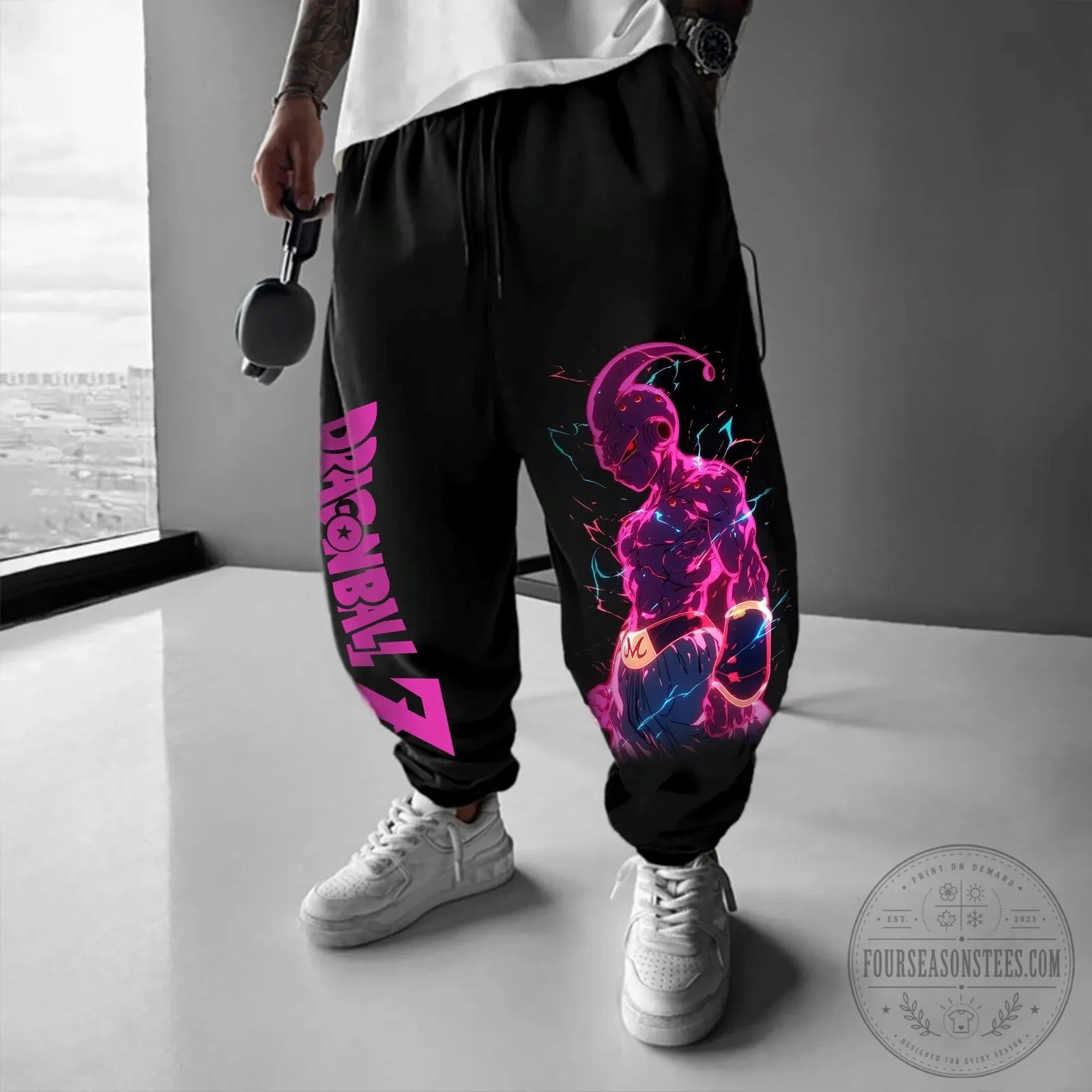 Dragon Ball Z Majin Buu Super Saiyan Anime Printed Unisex Pants