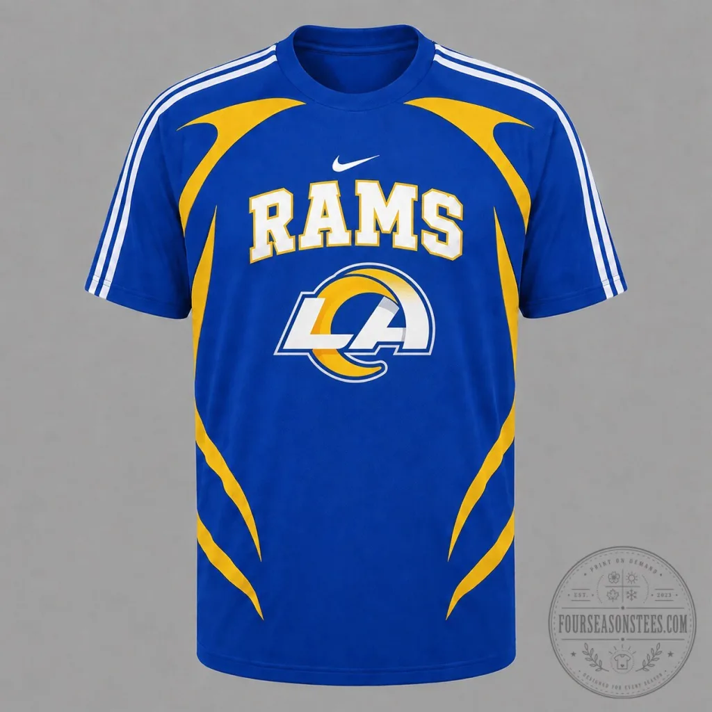Los Angeles Rams Football Team Royal Blue Sports Fan Jersey 14 Los Angeles Rams Football Team Royal Blue Sports Fan Jersey