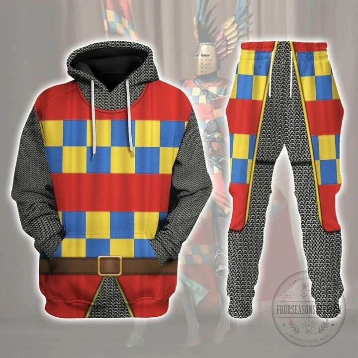 Medieval Knight Templar Chainmail Armor Costume Hoodie 7 Medieval Knight Templar Chainmail Armor Costume Hoodie