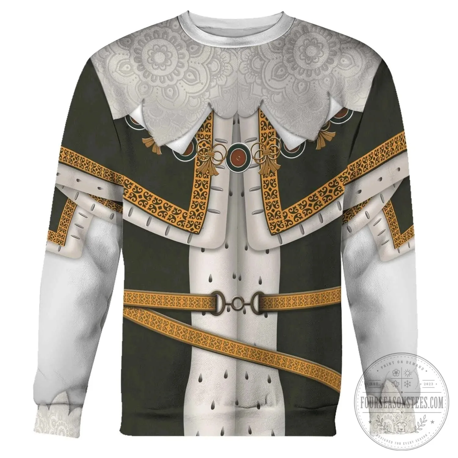 King Charles I Royal Robe Costume Historical Figure Hoodie 13 King Charles I Royal Robe Costume Historical Figure Hoodie