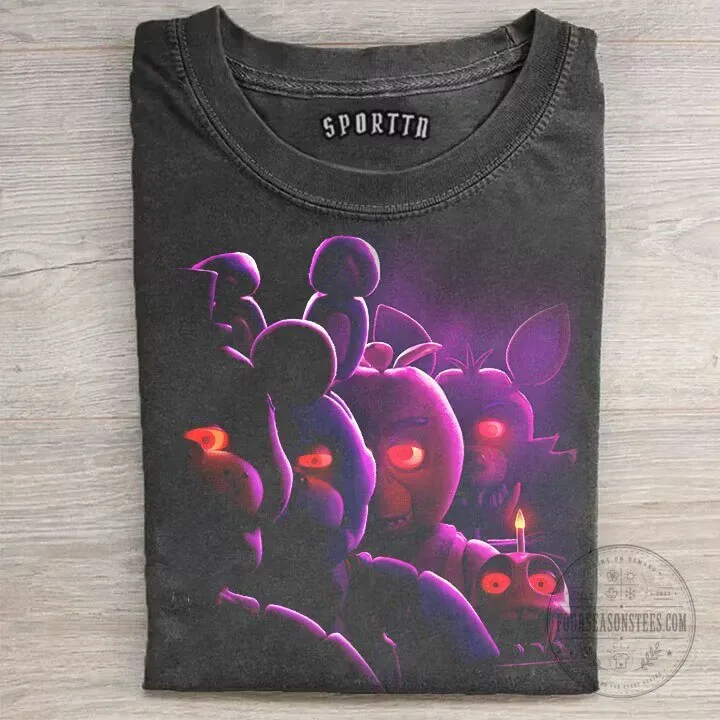 Five Nights at Freddy's FNAF Shirt, Horror Video Game T-Shirt