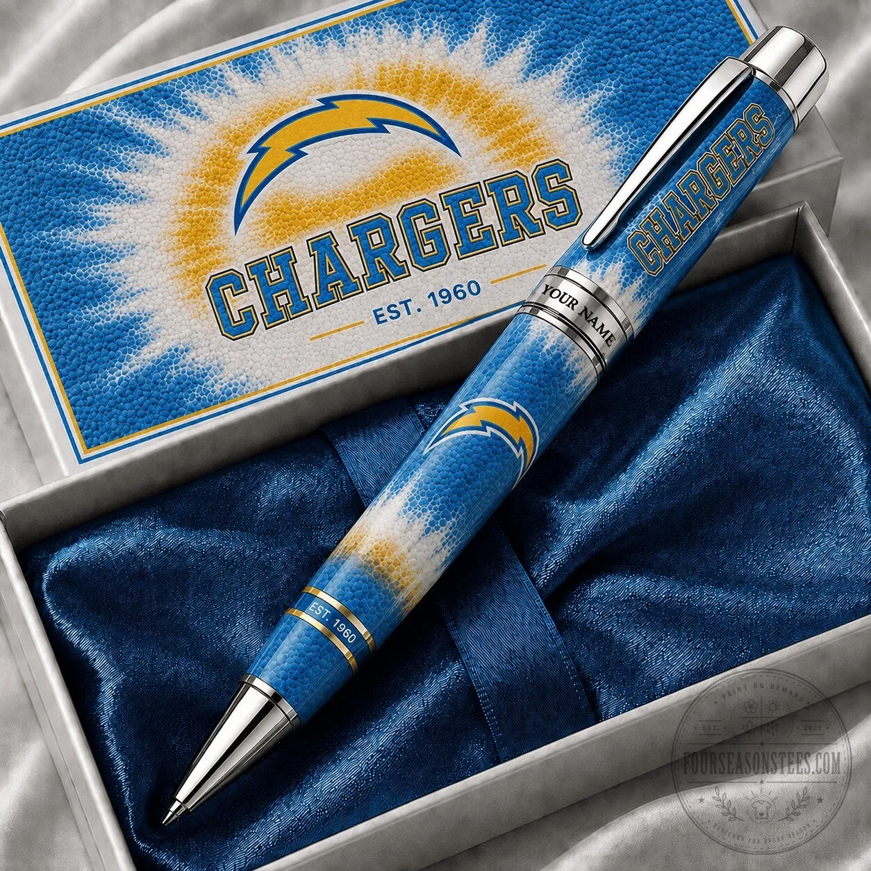 Los Angeles Chargers NFL Football Team Personalized Ballpoint Pen