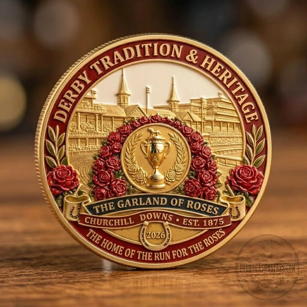 Golden Tempo 152nd Kentucky Derby Champion Commemorative Coin 2026 7 Golden Tempo 152nd Kentucky Derby Champion Commemorative Coin 2026