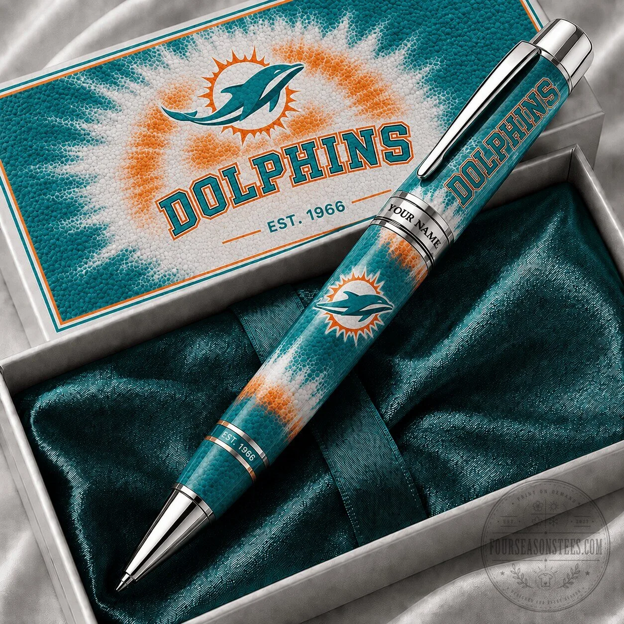 Miami Dolphins National Football League Ballpoint Pen - Personalized NFL Fan Gift