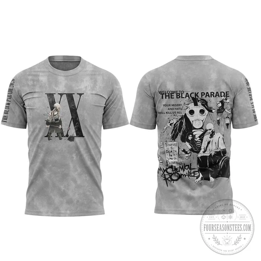 My Chemical Romance The Black Parade 20th Anniversary Takeover T-Shirt 7 My Chemical Romance The Black Parade 20th Anniversary Takeover T-Shirt